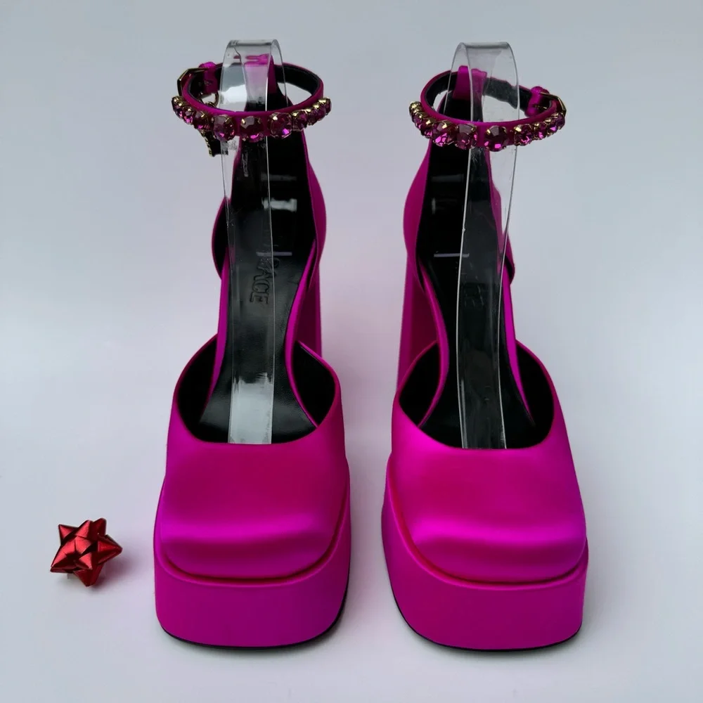 VERSACE PLATFORMS HEELS - Picture 3 of 17